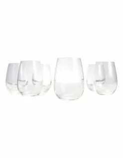 Salt&Pepper Cuvee Set of 6 Stemless Wine Glasses -Dining Sales 120189880 4 720x928