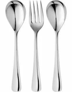 Robert Welch Malvern 3 Piece Bright Serving Set Silver