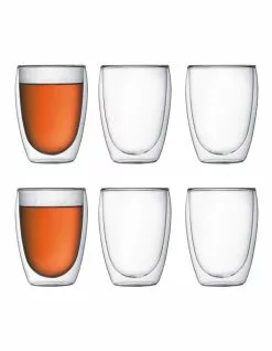 Bodum Pavina Double Walled 6pc Glass Set