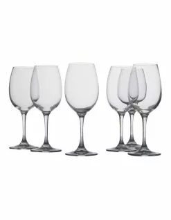 Maxwell & Williams Mansion Set of 6 240ml White Wine Glass Gift Boxed