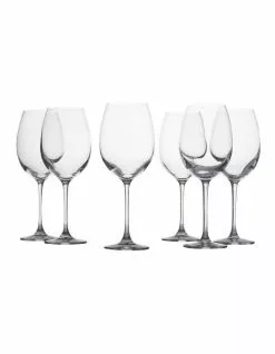 Maxwell & Williams Mansion Set of 6 480ml Goblet Glass Gift Boxed