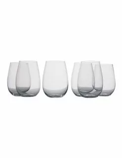 Maxwell & Williams Mansion Set of 6 500ml Stemless Wine Glass Gift Boxed