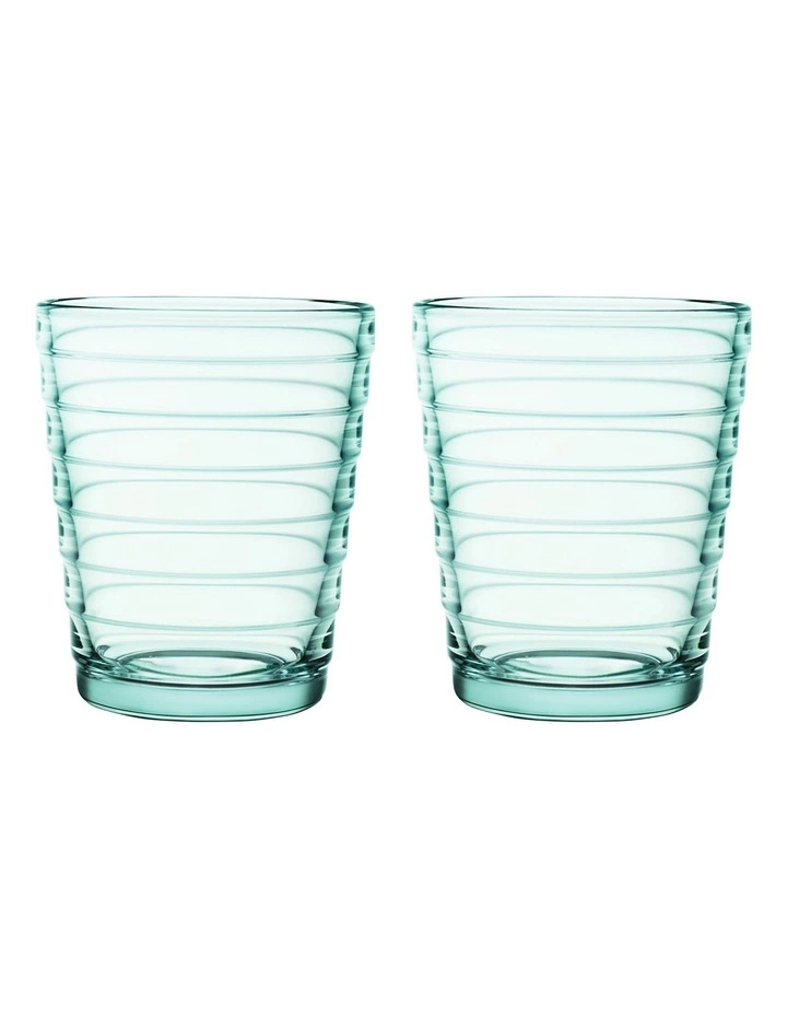 IITTALA Aino Aalto Set Of 2 Tumbler Green 1 IITTALA Aino Aalto Set Of 2 Tumbler Green
