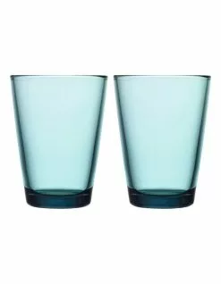 IITTALA Kartio Set Of 2 Highball Sea Blue