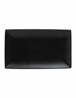 Maxwell & Williams Caviar 34.5x19.5cm Rectangle Platter Black
