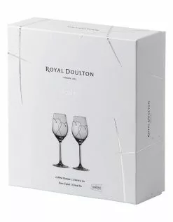 Royal Doulton Promises Two Hearts Entwined Wine Glass 2 Pack 5 Royal Doulton Promises Two Hearts Entwined Wine Glass 2 Pack -Dining Sales 502292170 3 720x928