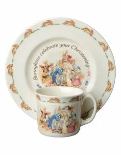 Royal Doulton Bunnykins 2pc Christening Set