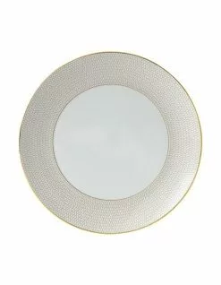 Wedgwood Arris 28cm Plate White/Gold