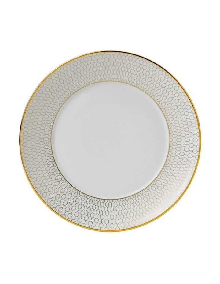 Wedgwood Arris 17cm Plate White/Gold 1 Wedgwood Arris 17cm Plate White/Gold