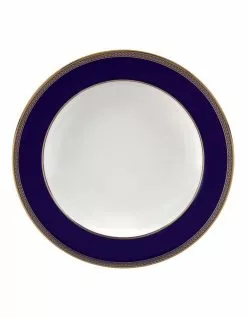 Wedgwood Renaissance Rim 23cm Soup Plate Blue/Gold