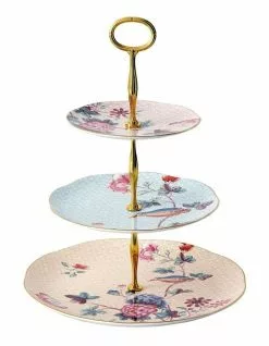 Wedgwood Cuckoo 3 Tiered Cake Stand
