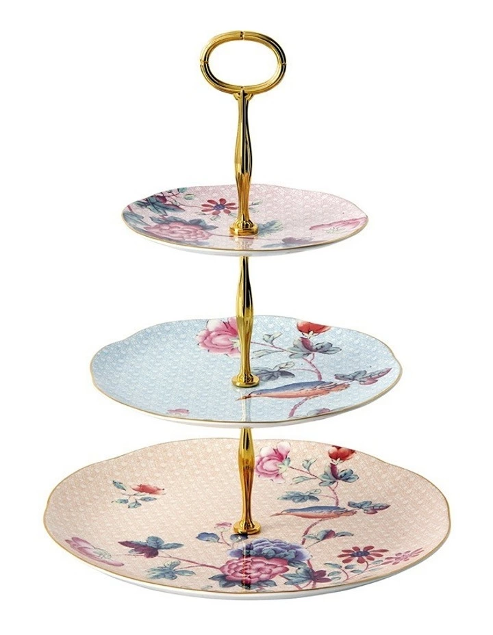 Wedgwood Cuckoo 3 Tiered Cake Stand 1 Wedgwood Cuckoo 3 Tiered Cake Stand