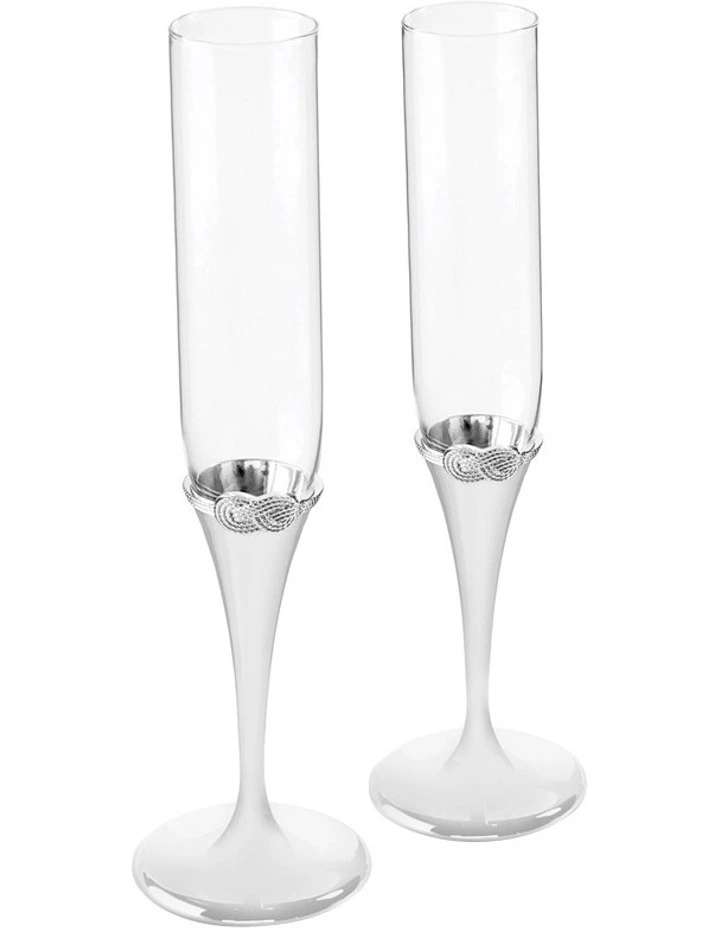 Wedgwood Vera Wang Infinity Set of 2 Flute 1 Wedgwood Vera Wang Infinity Set of 2 Flute