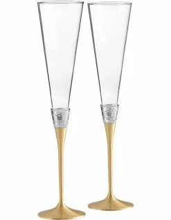 Wedgwood Vera Wang With Love Set of 2 Flute