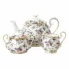 Royal Albert 100 Years Teapot Sugar & Creamer 1940S