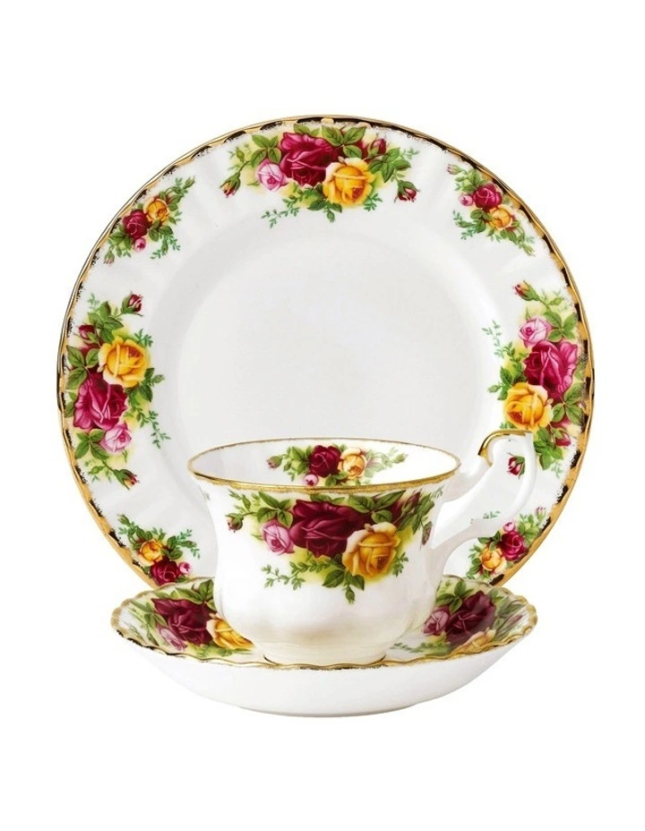 Royal Albert Old Country Roses Cup Saucer & Plate Set 1 Royal Albert Old Country Roses Cup Saucer & Plate Set