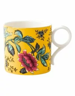 Wedgwood Wonderlust Yellow Tonquin 300ml Mug Yellow
