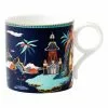 Wedgwood Wonderlust Blue Pagoda 300ml Mug Blue