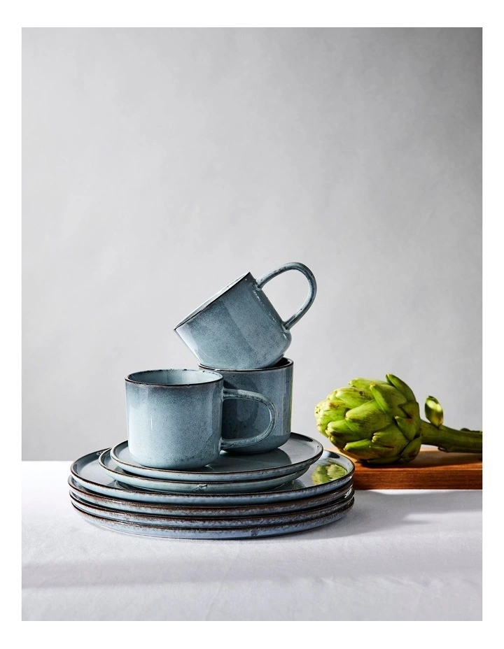 Salt&Pepper Relic 20cm Side Plate Blue/Grey 2 Salt&Pepper Relic 20cm Side Plate Blue/Grey - Image 2