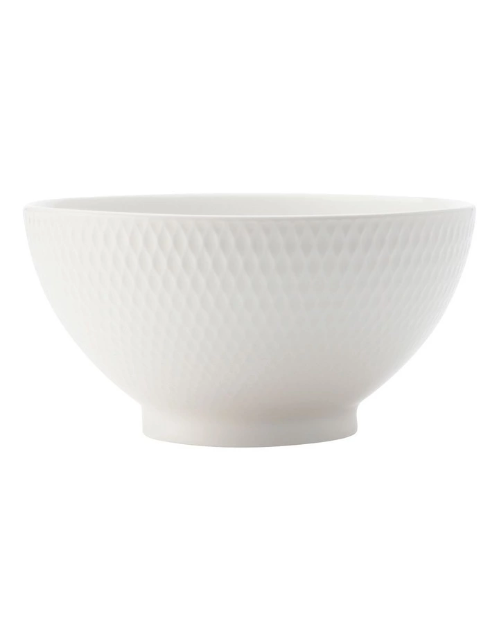 Maxwell & Williams White Basics Diamonds 15cm Rice Bowl 1 Maxwell & Williams White Basics Diamonds 15cm Rice Bowl