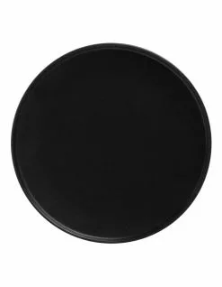 Maxwell & Williams Caviar 21cm High Rim Plate Black