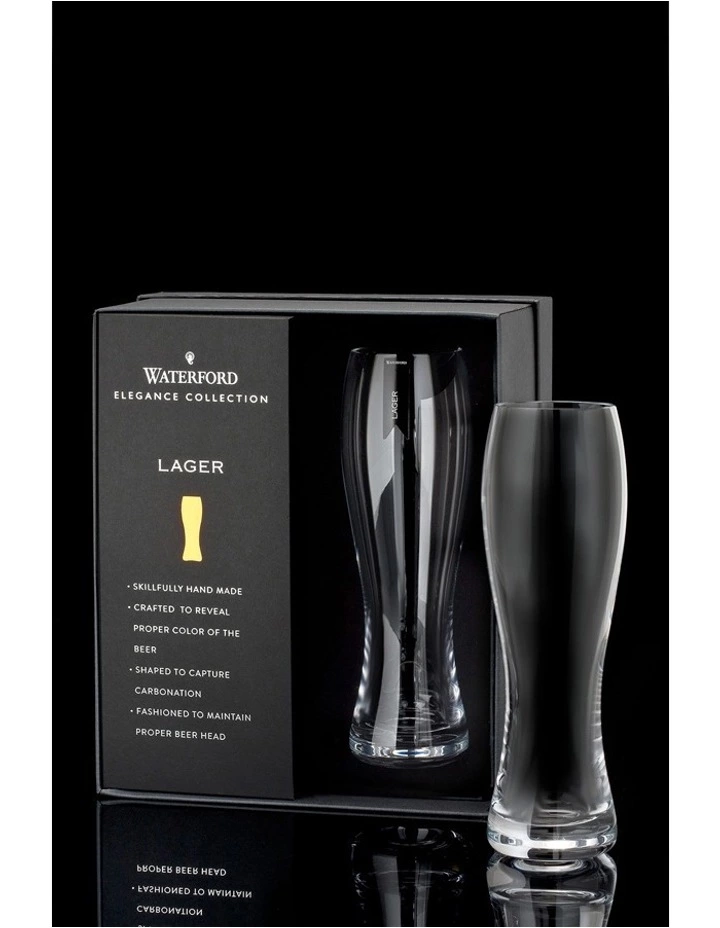 Waterford Elegance Set of 2 Pilsner Glass 5 Waterford Elegance Set of 2 Pilsner Glass - Image 5