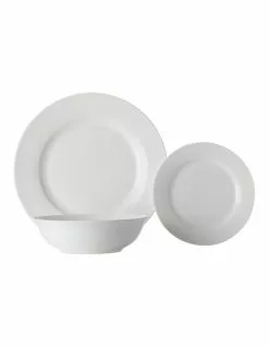 Maxwell & Williams White Basics Soho Rim 18 Piece Dinner Set