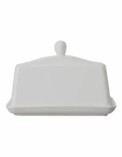 Maxwell & Williams Basics Butter Dish Gift Boxed White