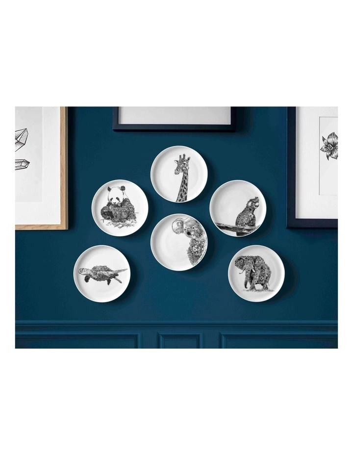 Maxwell & Williams Marini Ferlazzo 20cm African Elephant Plate Gift Boxed White 2 Maxwell & Williams Marini Ferlazzo 20cm African Elephant Plate Gift Boxed White - Image 2