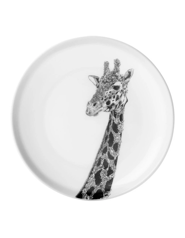Maxwell & Williams Marini Ferlazzo 20cm African Giraffe Plate Gift Boxed White 1 Maxwell & Williams Marini Ferlazzo 20cm African Giraffe Plate Gift Boxed White