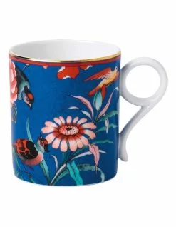 Wedgwood Paeonia Blush Mug Blue