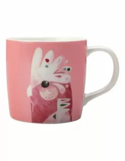 Maxwell & Williams Pete Cromer Galah 375ml Mug Gift Boxed Pink