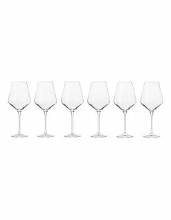 Krosno Avant Garde 6 Piece 490ml Wine Glass Gift Boxed