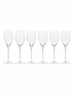 Krosno Harmony 6 Piece 280ml Prosecco Glass Gift Boxed
