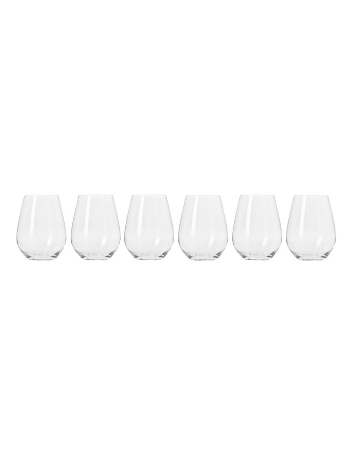 Krosno Harmony 6 Piece 400ml Stemless Wine Gift Boxed 1 Krosno Harmony 6 Piece 400ml Stemless Wine Gift Boxed