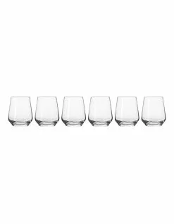 Krosno Splendour 6 Piece 400ml Tumbler Set Gift Boxed