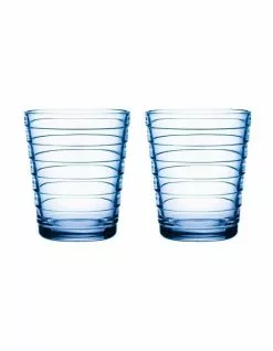 IITTALA Aino Aalto Set of 2 Tumbler Aqua