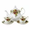 Royal Albert Old Country Roses Tea for Two White