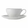 Maxwell & Williams White Basics 400ml Coupe Breakfast Cup & Saucer