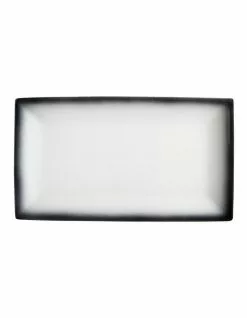 Maxwell & Williams Caviar Granite 34.5x19.5cm Rectangle Platter Black