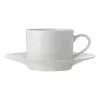 Maxwell & Williams White Basics 250ml Straight Cup & Saucer