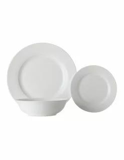 Maxwell & Williams White Basics European Rim 18pc Gift Boxed Dinner Set