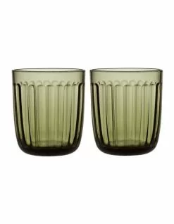 IITTALA Raami Set of 2 Tumbler Moss Green