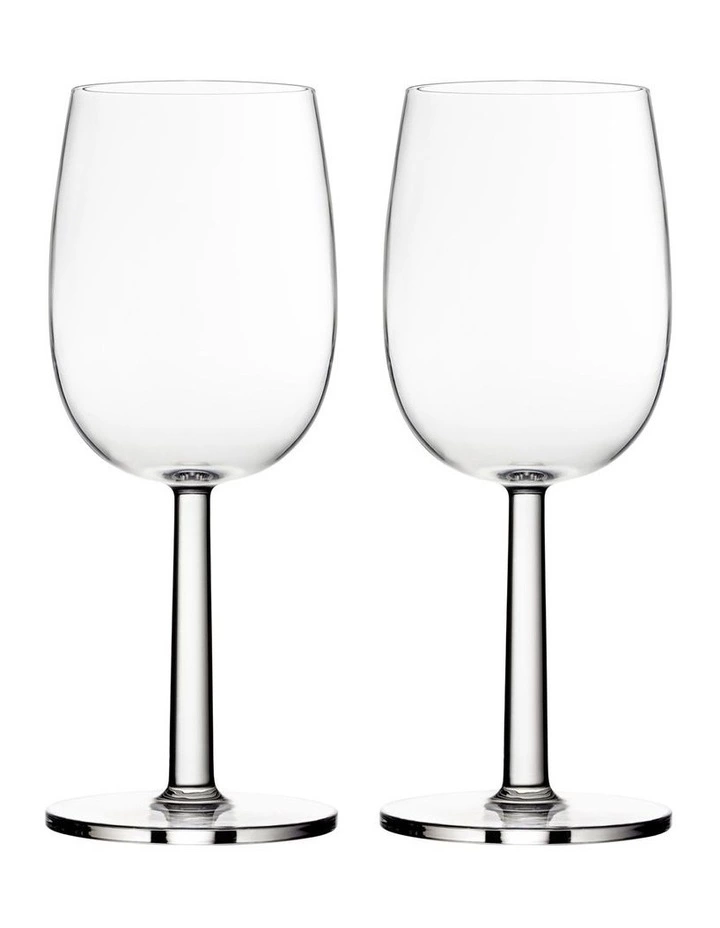IITTALA Raami Set of 2 White Wine Glass 1 IITTALA Raami Set of 2 White Wine Glass
