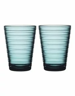IITTALA Aino Aalto Set of 2 Highball Sea Blue