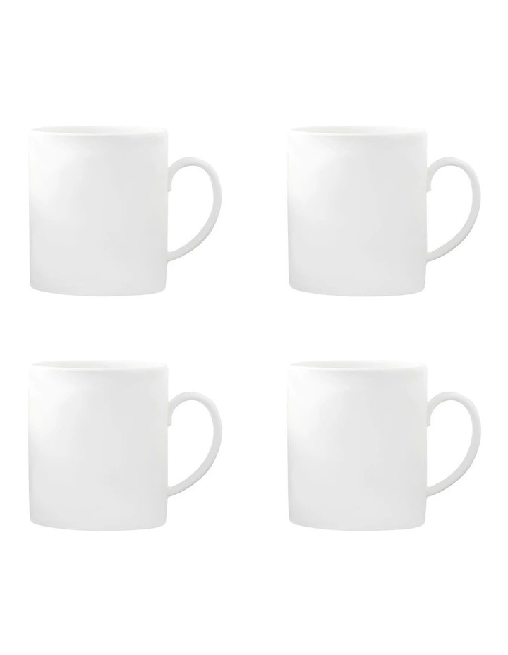 Wedgwood Vera Wang Vera Perfect 440ml Set of 4 Mug White 1 Wedgwood Vera Wang Vera Perfect 440ml Set of 4 Mug White