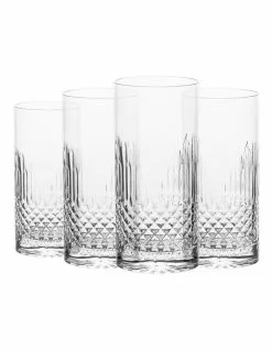 Luigi Bormioli Diamante Set of 4 480ml Beverage Glass -Dining Sales 707311630 3 720x928