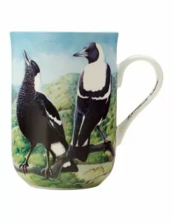 Maxwell & Williams Birds of Australia KC 10 Year Anniversary Magpie 300ml Mug