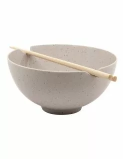 Salt&Pepper Ikana 16.5cm Bowl with Chopstick Stone