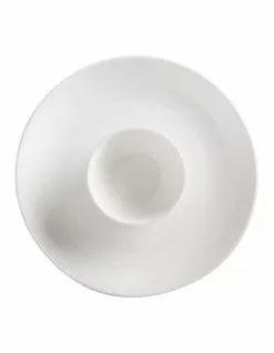 Maxwell & Williams White Basics 30cm Gift Boxed Chip & Dip Serving Plate
